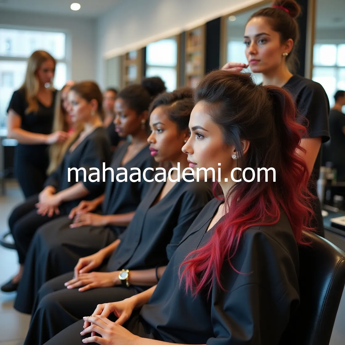 آموزشگاه مها خدمات آموزش تخصصی میکاپ و شینیون در آموزشگاه زیبایی در آمل